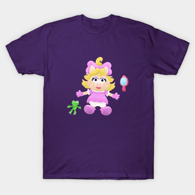 When Your Room Looks Kinda Weird - Piggy T-Shirt by TheGreatJery